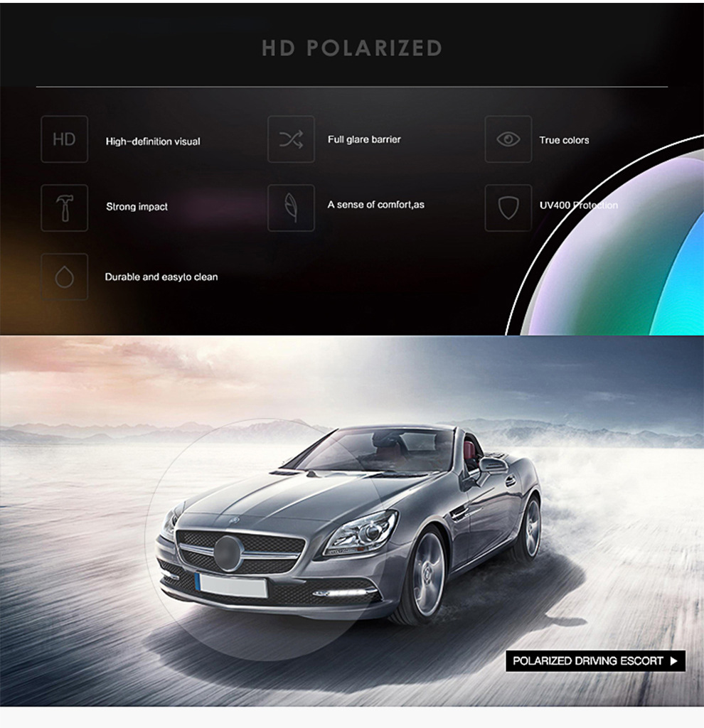 Sports polarized sunglasses