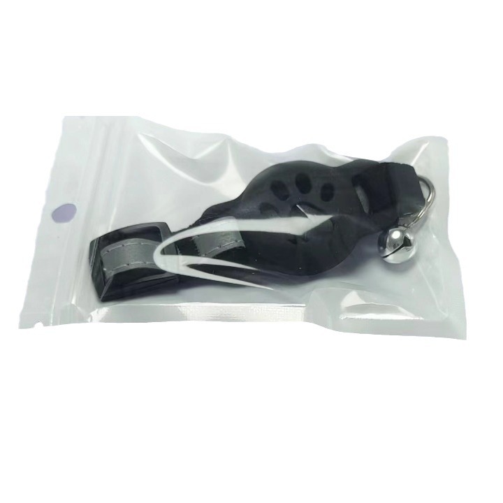 1.5cm nuevo collar de gato Airtag con campana reflectante anti-perdida cubierta de silicona pequeña mascota collar
