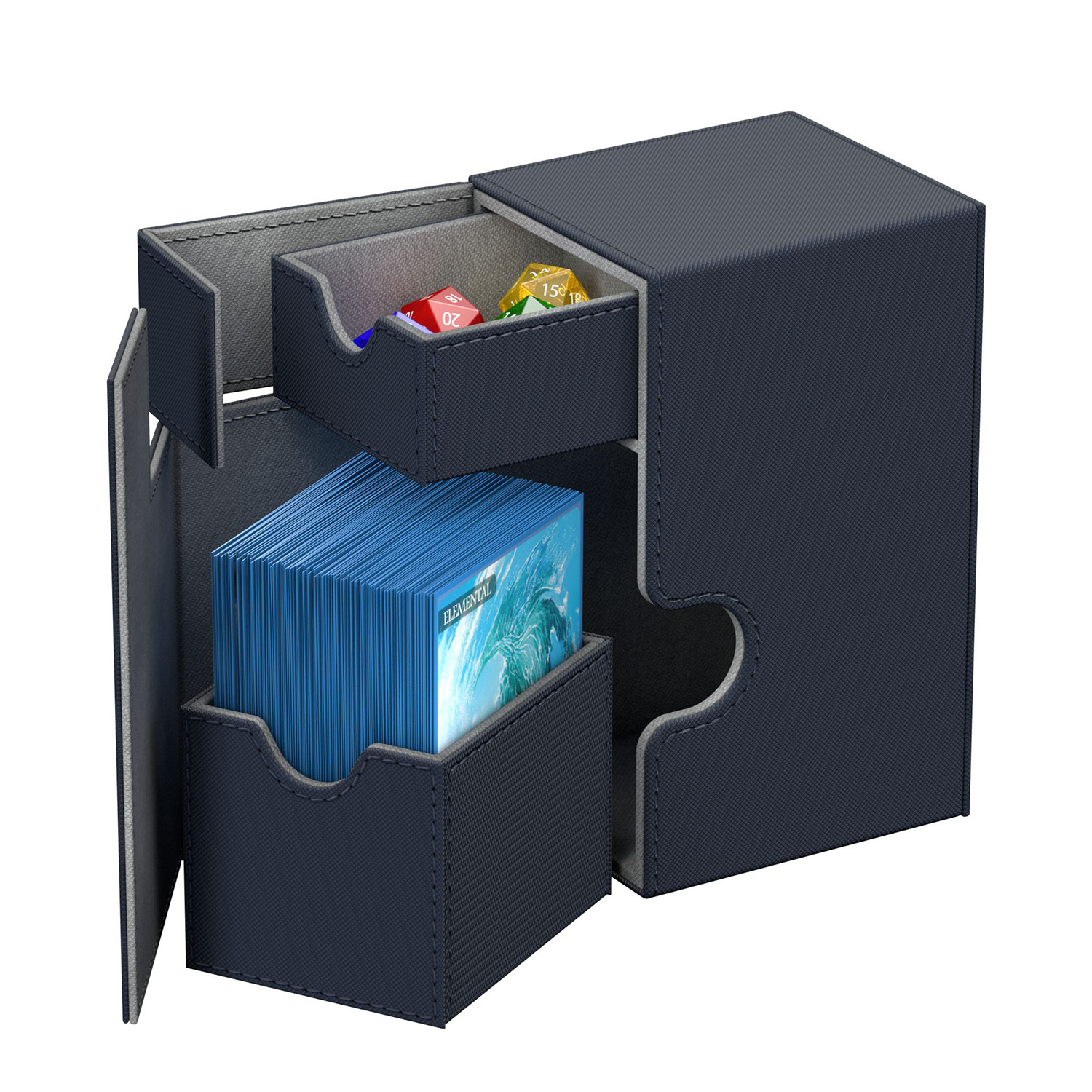 Multifuncional PU caja de tarjeta juego MTG juego Rey Ultraman tarjeta caja de almacenamiento Bao Ke Meng Tarjeta Estrella al por mayor