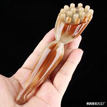 水疗全身莲蓬脸部款蓬牛角莲蓬头皮脸点穴白按摩器经络按摩棒通用