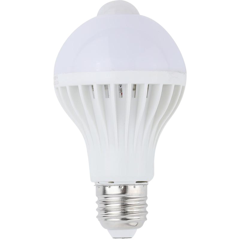 Bombilla LED con sensor de movimiento para el cuerpo humano, luz para pasillo activada por sonido, bombilla con sensor de radar controlada por radar, base de tornillo E27, sensor de radar de bajo consumo.