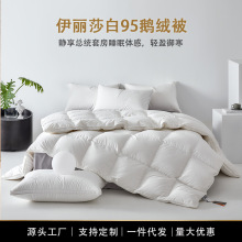 高端五星级酒店95白鹅绒被褥春秋冬季加厚羽绒被芯南通羽絨被子
