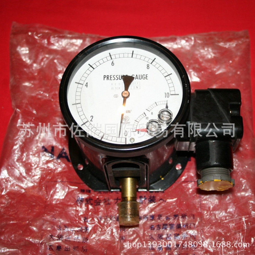 日本长野品牌原装电接点压力表  NAGANO压力表JM21系列NKS表