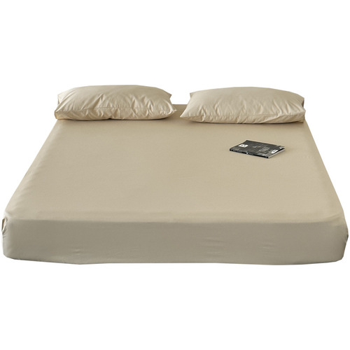 纯色简约单件全棉水洗棉床笠纯棉床垫套保护罩床罩单品防尘罩1.8m