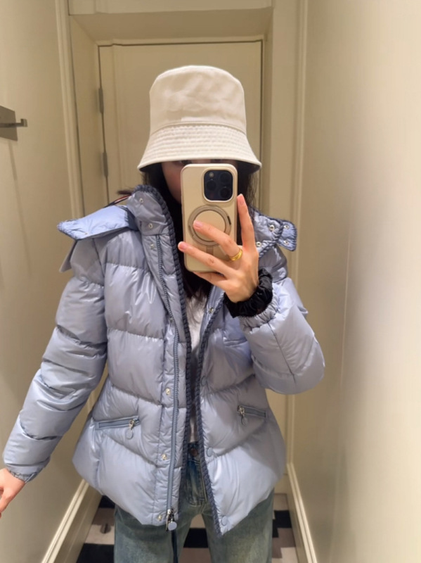 蒙家高奢至臻版Glareins编织饰边收腰羽绒服小蛮腰二代白鹅绒羽绒|undefined