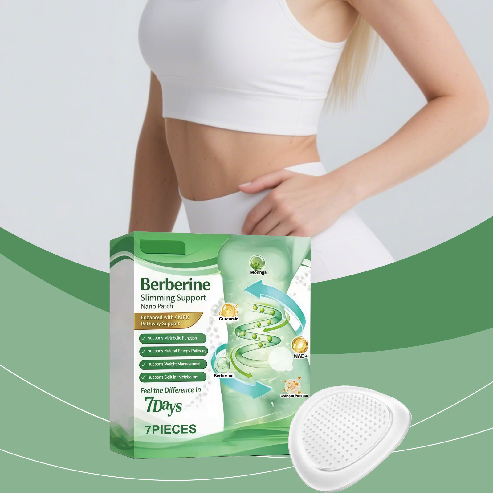 身体护理贴 温和呵护舒适轻薄亲肤便携轻盈身体肌肤日常护理贴