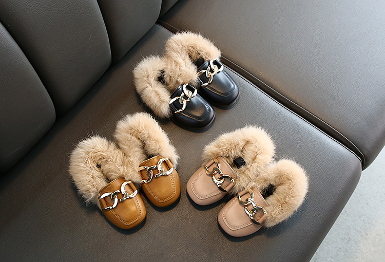 Girl's Streetwear Solid Color Square Toe Flats display picture 1