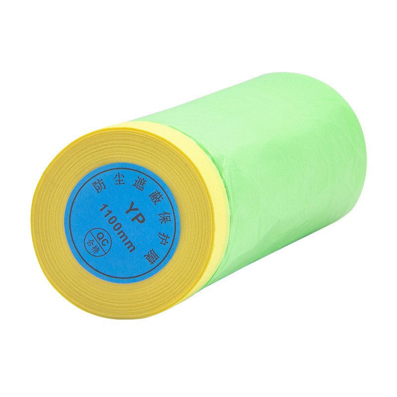 Pulverización de pintura película protectora de enmascaramiento adsorción electrostática película protectora de plástico desechable de alto adhesivo película de enmascaramiento de pintura de coche