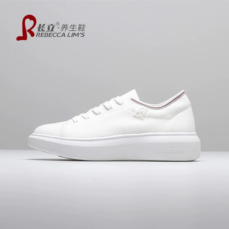 Обувь для здоровья Чанли 2024 летом новая маленькая белая обувь женская тонкая дышащая сетка спортивная обувь белая доска