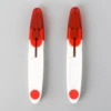 Transparent red scissors