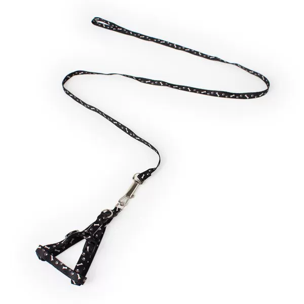 Black: chest and back with rope