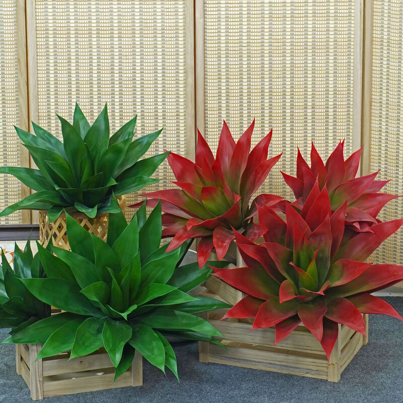 Artificial Agave Plant Tropical Plant Fake Green Plant Micro Landscape Potted Plant Landscape Decoration Ornament Fake Plant