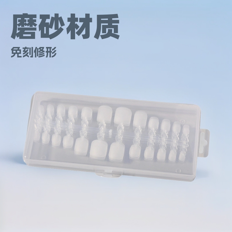 Street-Style Wearable Nail and Toenail Patches, Available in Various Sizes, Removable Nail Tips for Nail Salons, Long-Lasting Full Toenail Patches