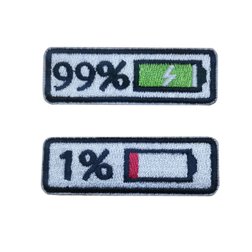 Couple embroidery cloth sticker battery display patch sticker clothing bag decoration hole repair subsidy mobile phone case sticker