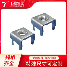 優質攻牙焊接端子CTJH-4A PCB接線柱 電路板插件 四腳黃銅固定座