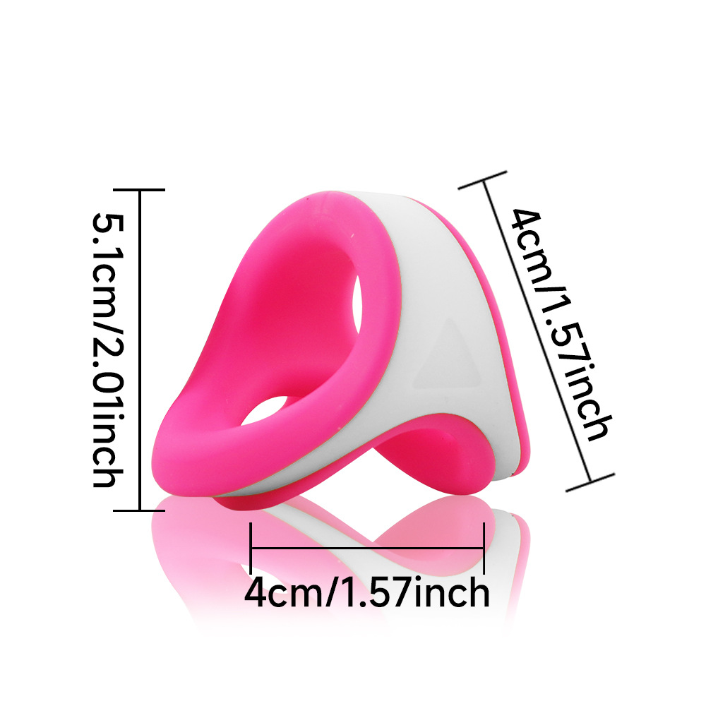 로즈 레드-화이트 혼합 색상