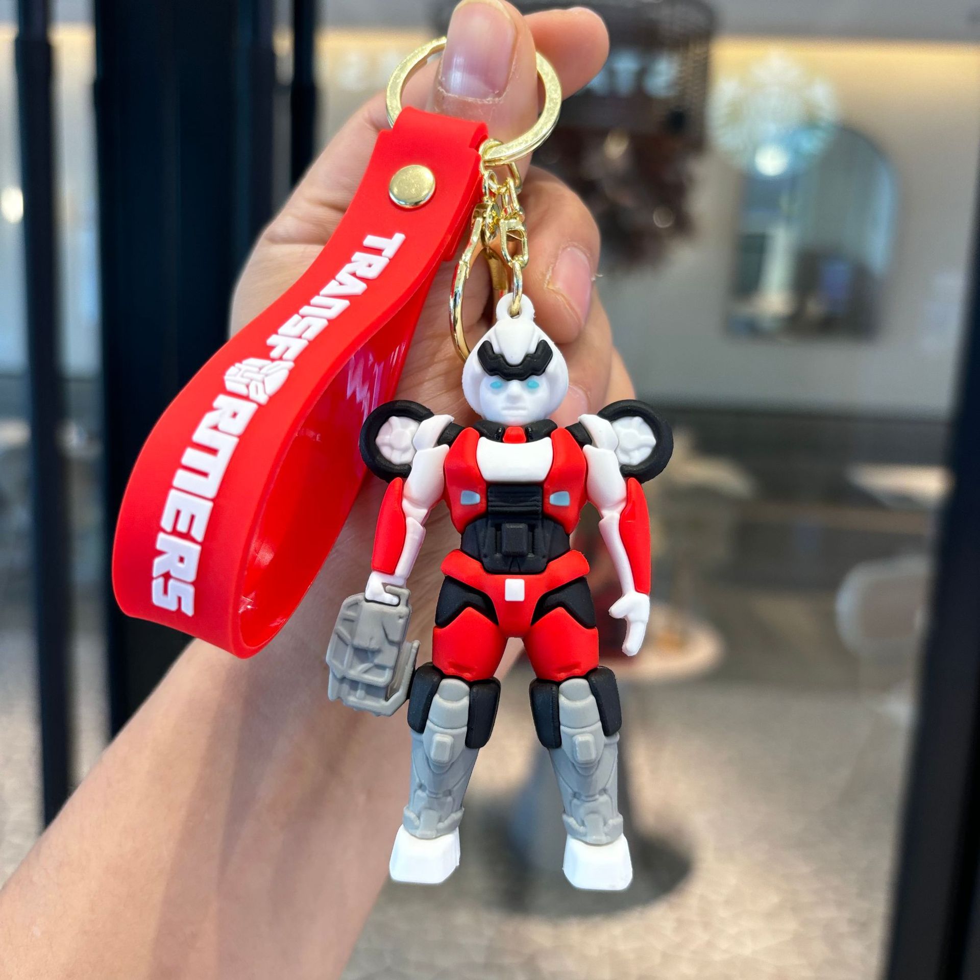 Nuevos productos Transformers colgante llavero tira muñeca máquina de pareja colgante transfronterizo exclusivo para la abeja creativa