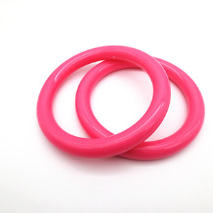 100mm plastic ring closed plastic ring educational toy ring bracelet satchel portable ring portable round accessories