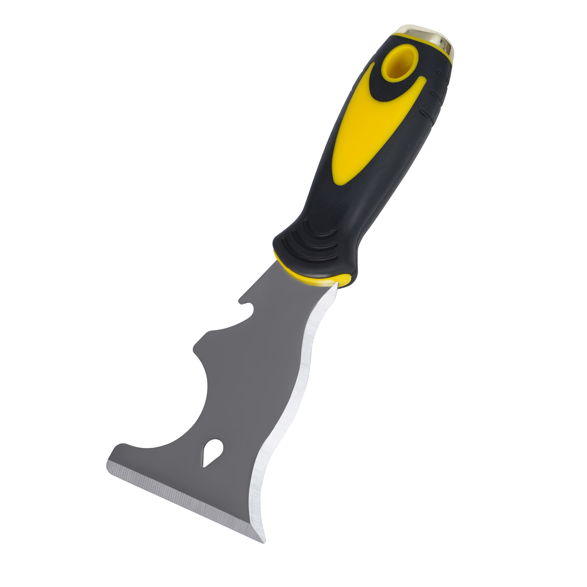 Raspador de limpieza, raspador de pisos, venta al por mayor transfronteriza, raspador de masilla multifuncional de 3 pulgadas de grosor, espátula de acero inoxidable para raspar pisos.
