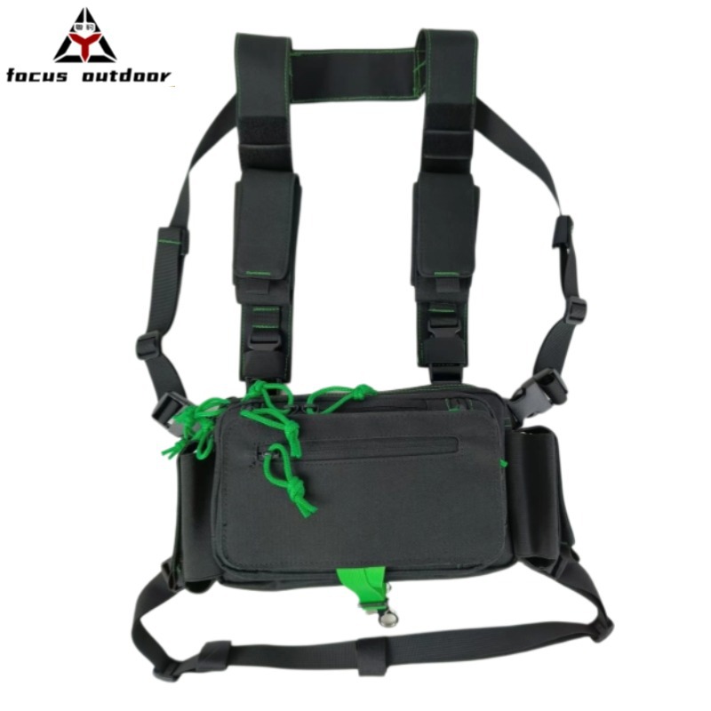Bolso de pecho deportivo multifuncional transfronterizo para hombres Bolso de pecho para fotografía al aire libre Bolso de pecho para almacenamiento de drones impermeable resistente al desgaste