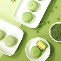 【量販五盒裝】味滋源綠豆餅原味綠豆糕抹茶味早餐麵包休閒零食