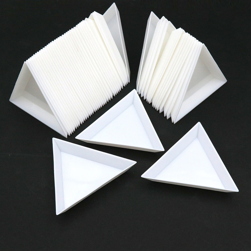 Mobile Phone Beauty and Manicure Materials Tools DIY Handmade Jewelry Accessories Stickers Diamond Dot Diamond Triangle Plate