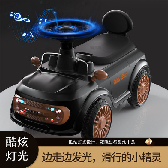 Children's Balance Car Quiet Rollover Peanut 1-3 Years Old Sneak Car Baby Four-wheel Scooter Twist
