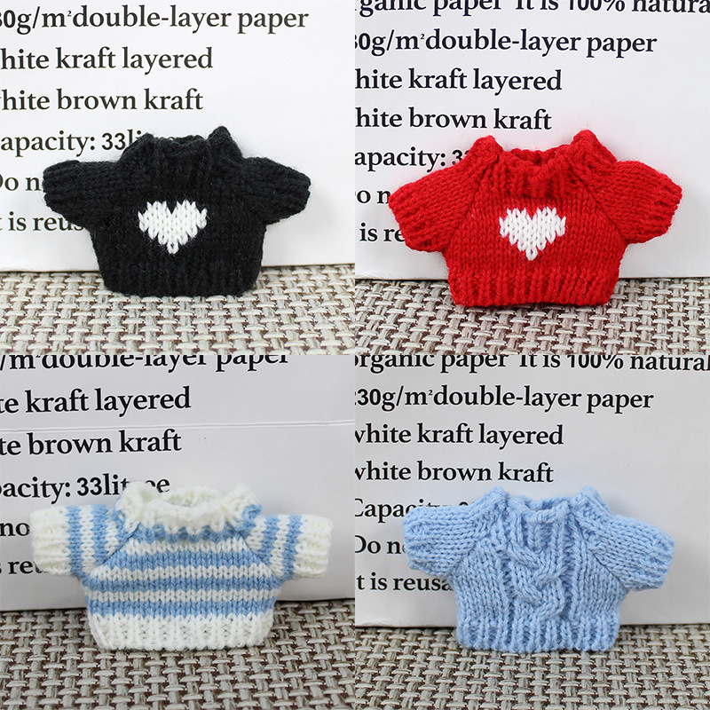 Hot Selling West Highland Baby Clothes Doll Bear Replacement Cotton Doll Sweatshirt Sweater Accessories Toys Small Clothes Wholesale