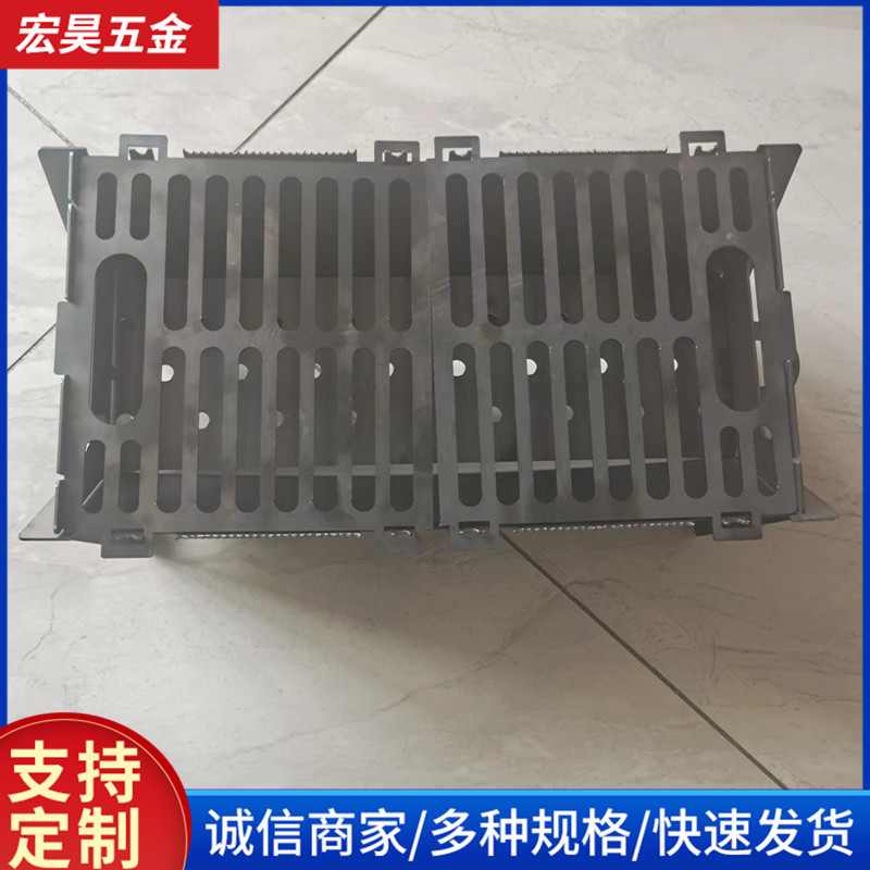 厂家供应不锈钢烧烤架子 淄博烧烤架拉深件加工钣金件 加工五金件