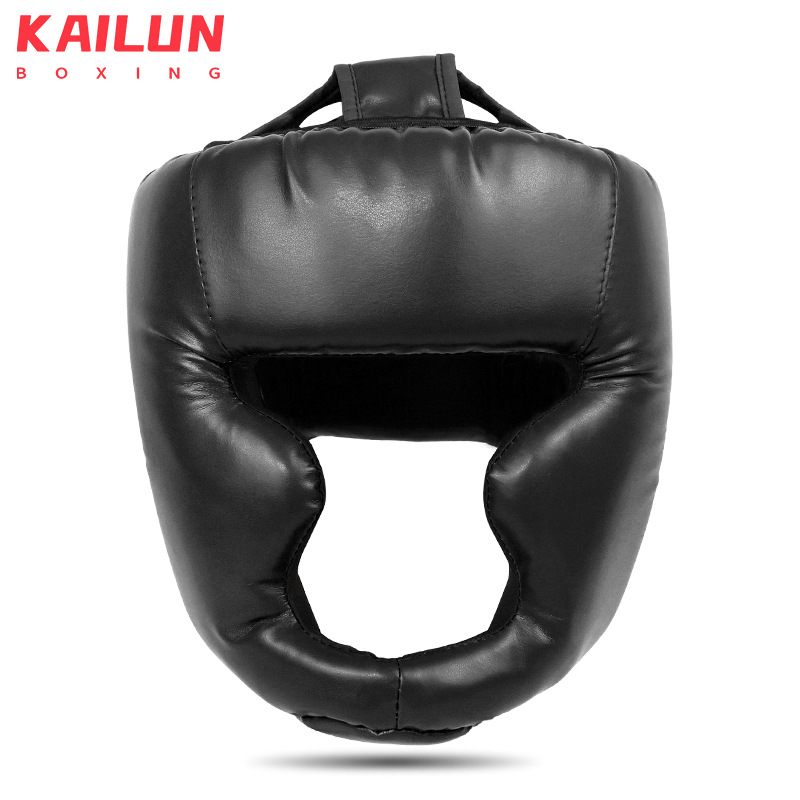 Casco de boxeo Sanda cabeza protector adulto niños cara protector Mono Cara lucha taekwondo cabeza protector cabeza cubierta cara protector