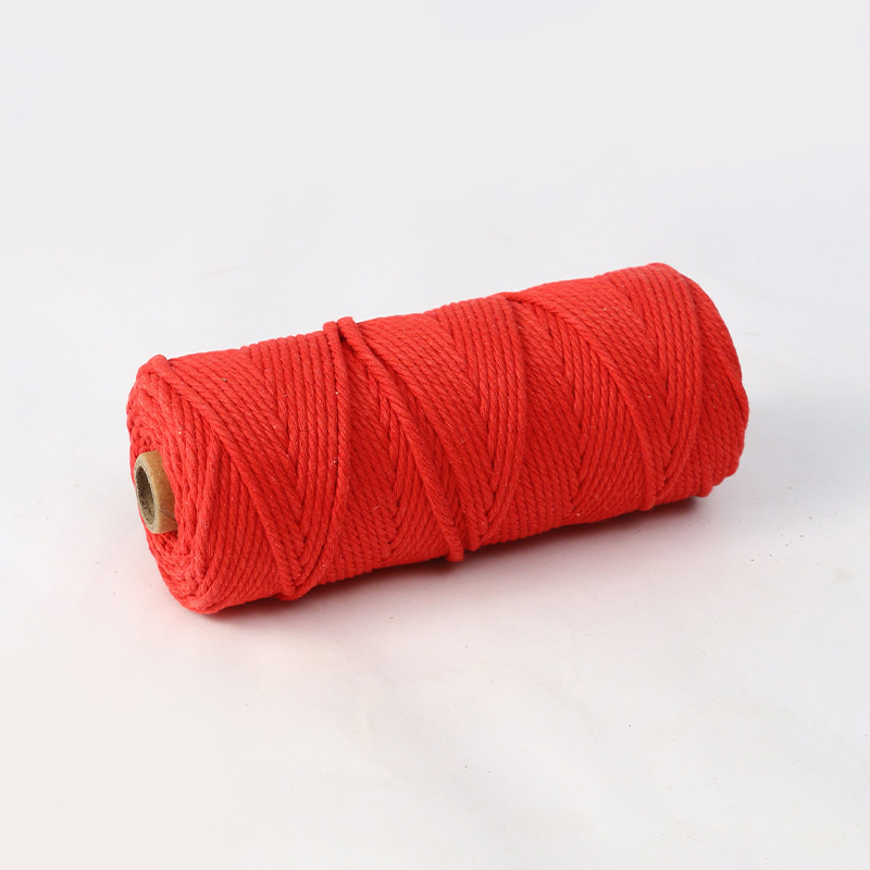 2mm3mm4mmマルチ仕様カラー手作りコットンロープ素材ボトル缶巻き手工芸品編みコットンロープ素材|undefined
