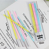 Birthday candle slender pencil wax candy color long rod birthday candle birthday party decoration 30 boxes