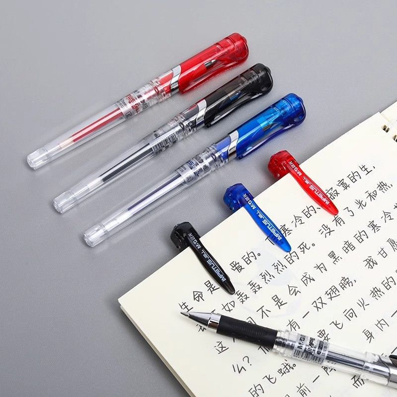 朝光gp 1111中性ペン弾頭0.7mm水筆太字事務用サインペン黒水筆赤青色ペン|undefined