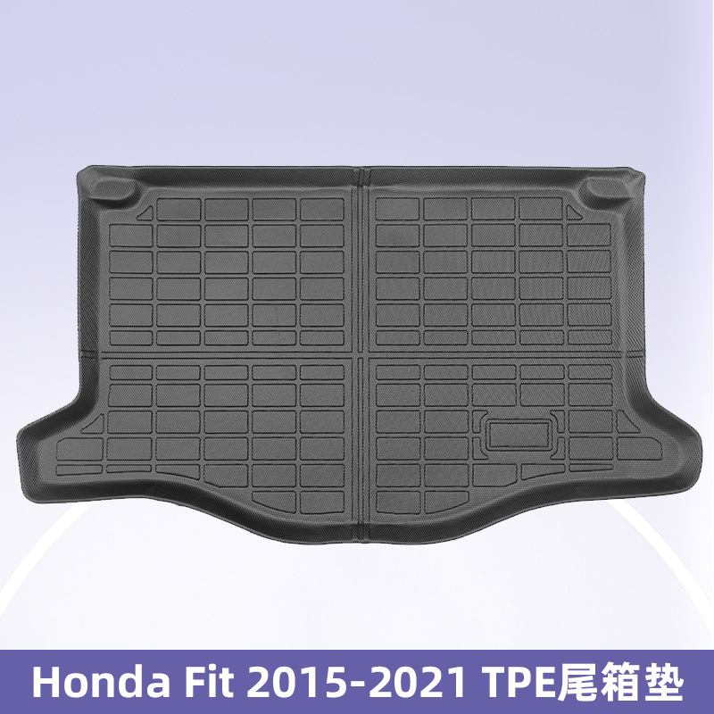 Aplicable a Honda Fit 2015 - 2021 TPE Foot Pad 3D All-Weather Material Backpack Pad
