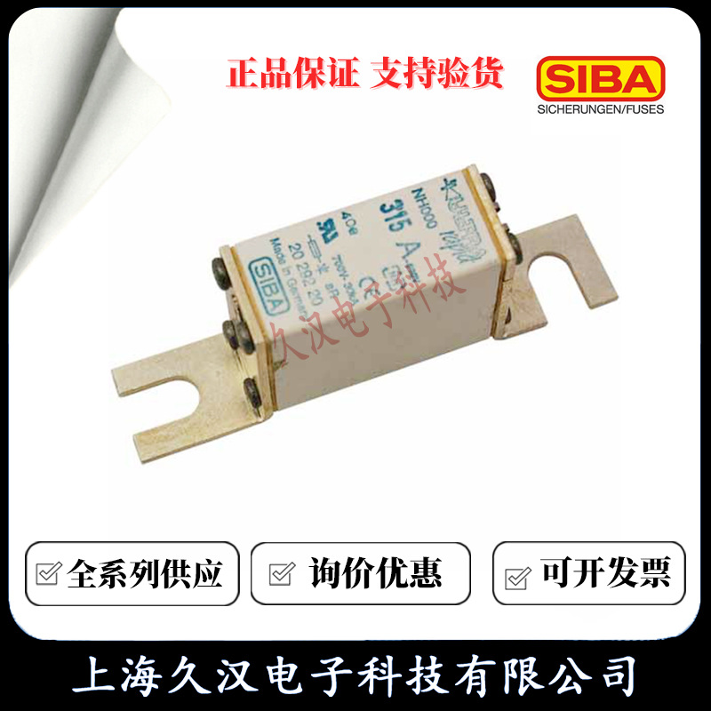 2029220 西霸SIBA 熔断器 DIN000-125/160/200/315A 保险丝