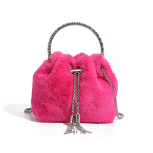 2025�}���ﶬ�¿�٫H��ëëֱ���x�����KˮͰŮ�������fur bag