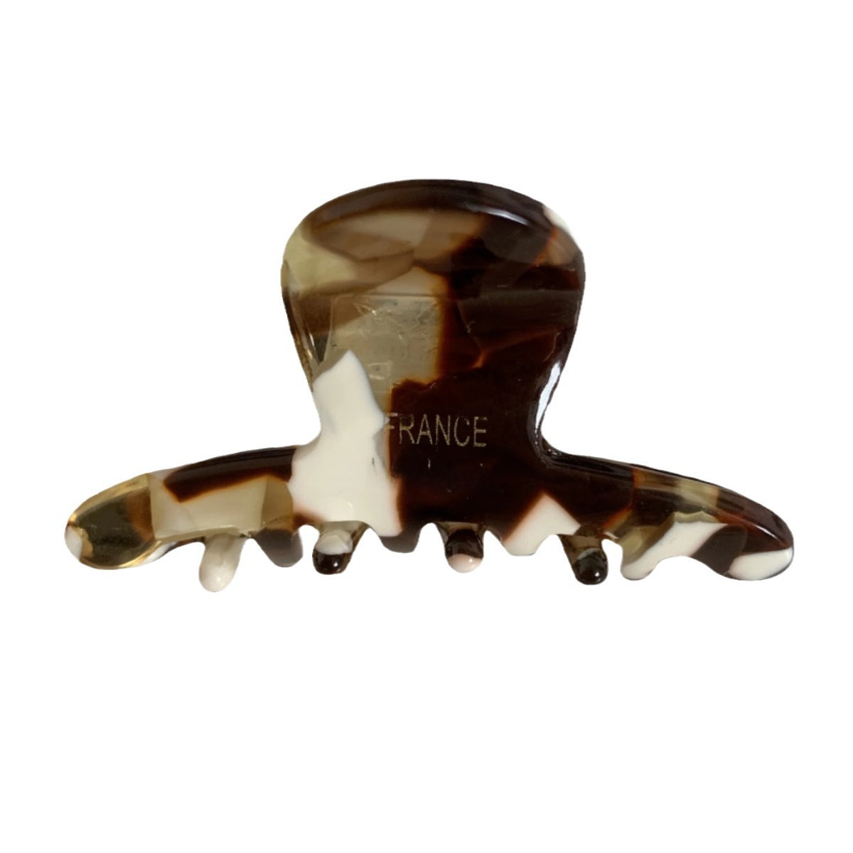 Fermaglio per capelli in acetato di piccole dimensioni, mezzo nodo, fermaglio per squalo, forcina per capelli con volume ridotto, copricapo ad alto senso_voghion.com