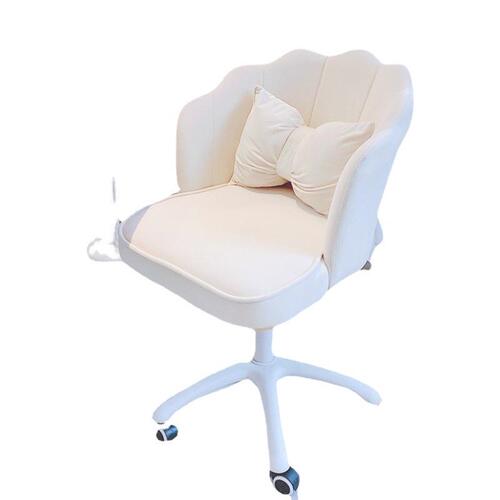 Chair Girls Cute Bedroom Dormitory Computer Chair Comfortable Swivel Lift Backrest Desk Chair Cosmetic Stool Writing Chair