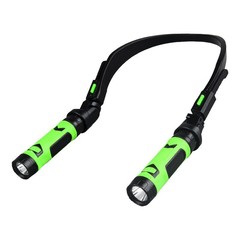 越境直接供給 USB 充電 LED 吊り首ダブルライト読書学習ランプキャンプナイトライディングナイトランニング緊急検査ランプ