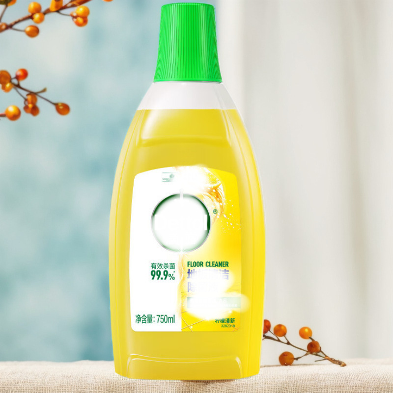 L Floor Cleaner Disinfectant Bulk Mop Cleaning Agent Lemon Scent 750ml Tile Floor Cleaner 2L Group Purchase Bulk