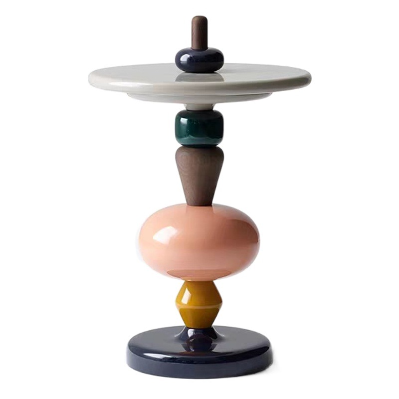 Nordic Creative Edge Mesa moderna minimalista sofá mesa de esquina móvil diseñador Internet celebridad azúcar calabaza pequeña mesa de té