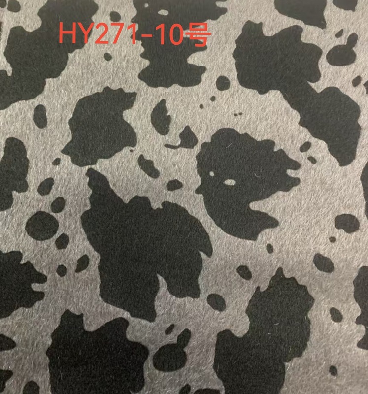 メーカー卸売 HY271 2 色の牛柄ヒョウ柄模造馬の毛靴、ブーツ、バッグ、ハンドバッグに適しています馬の毛の表面|undefined