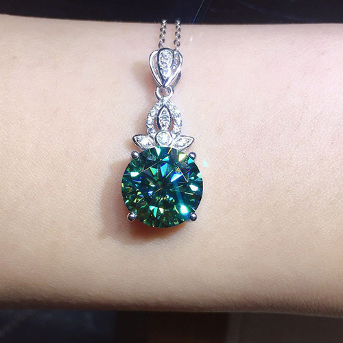 Cao Shi Live Streaming New Version Eight-Heart Eight-Arrow Diamond Pendant Necklace for Valentine's Day Gift for Girlfriend