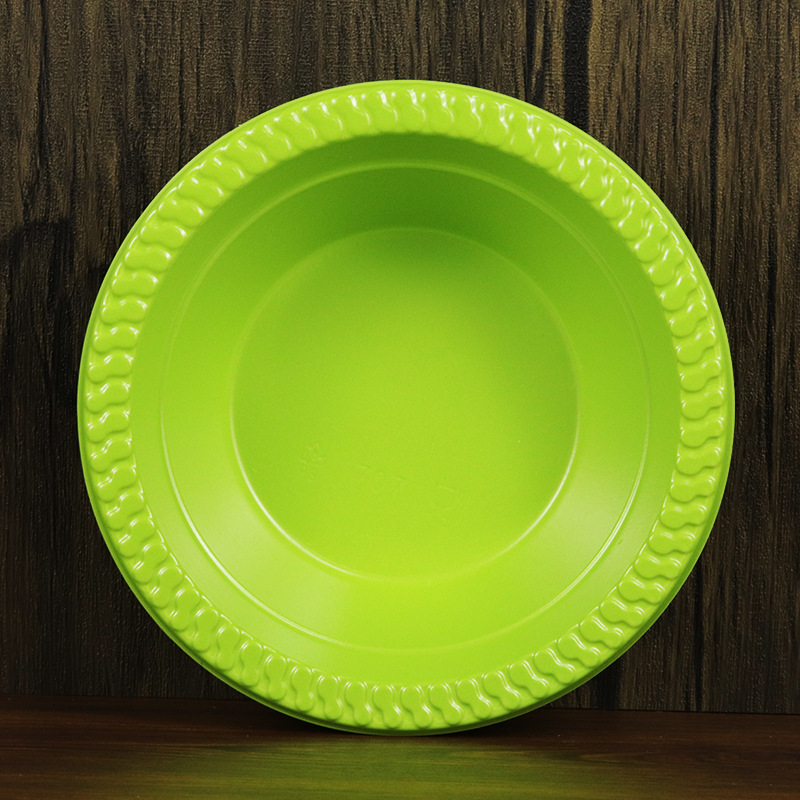 6寸圆碗果绿