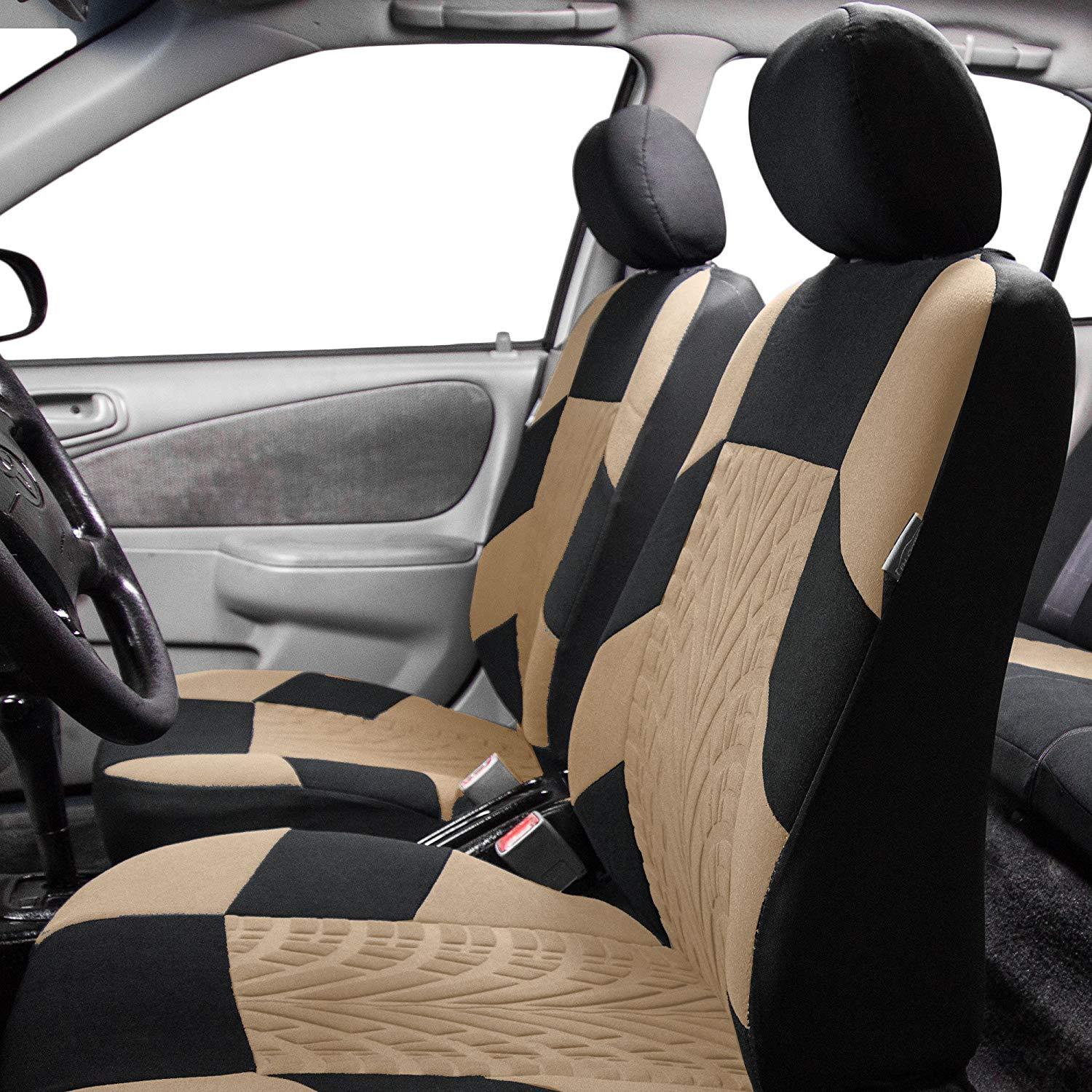 Cross-Border Hot-Selling Elastic Fabric Tire Pattern Press-Stitched Seven-Seater Car Seat Cover 13-Piece Set Seat Cushion