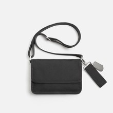 2025跨境男包防水尼龙翻盖通勤包休闲百搭单肩斜挎小包多用小腰包