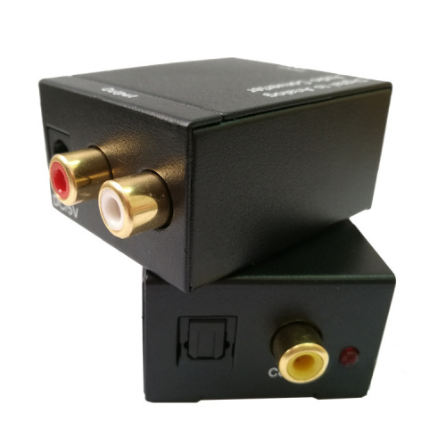 Batch digital fiber to analog channel audio decoder fiber audio cable TOSLINK digital