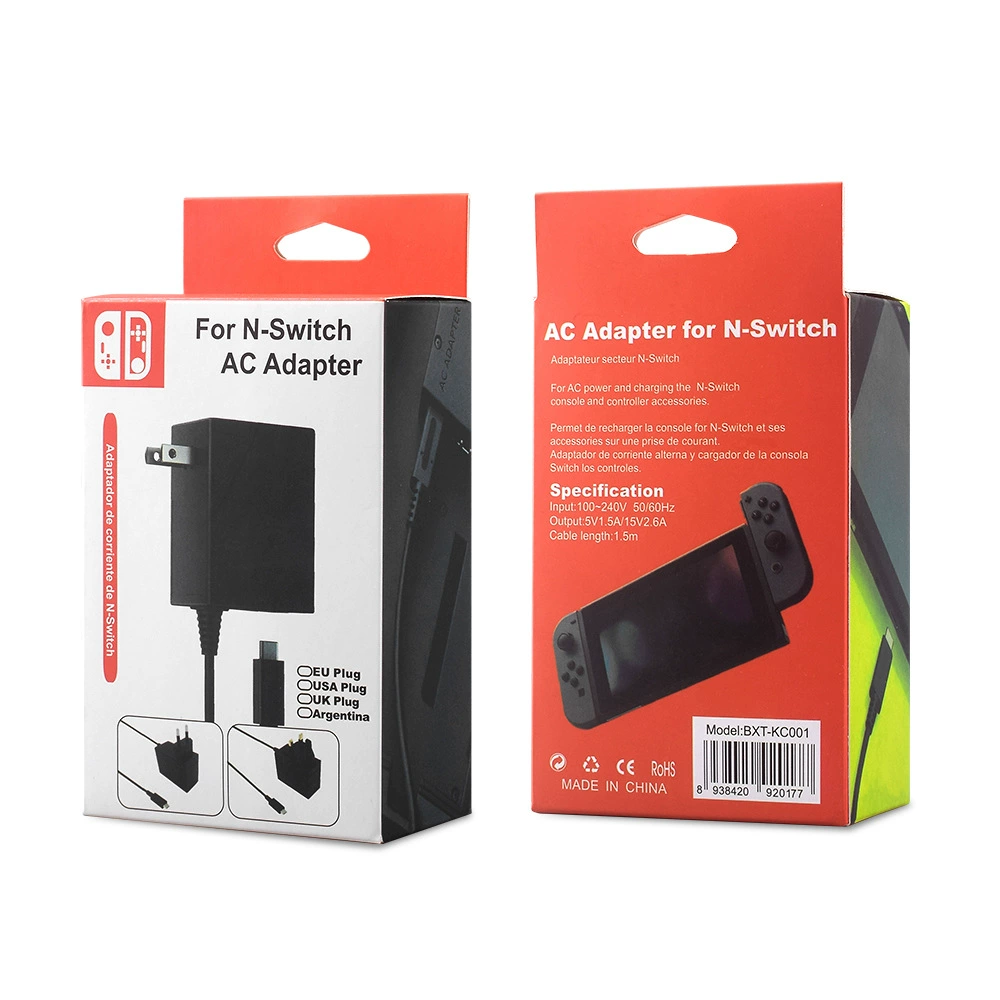 Nintendo Switch Huoniu быстрые зарядки 15V 2.6A адаптер питания консоли Switch OLED