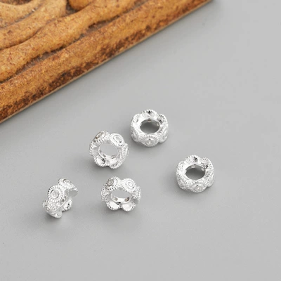 Pattern Spacer Beads for Crafts – Zərgərlik ara hissələri - gz0008-s925