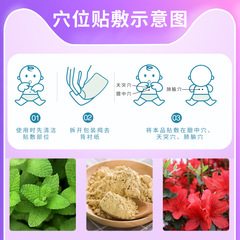 Manufacturer wholesale children's cough and asthma patch cough patch business agent o em patch brand fixed baby patch children's patch 